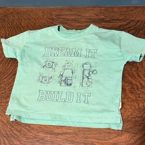 Dream It Build It Mint Green Graphic Tee